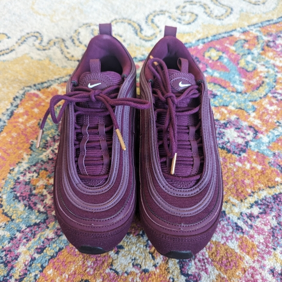 Nike Shoes - NIKE AIR MAX 97 SE "BORDEAUX CORDUROY" (AQ4137 600) - 8.5